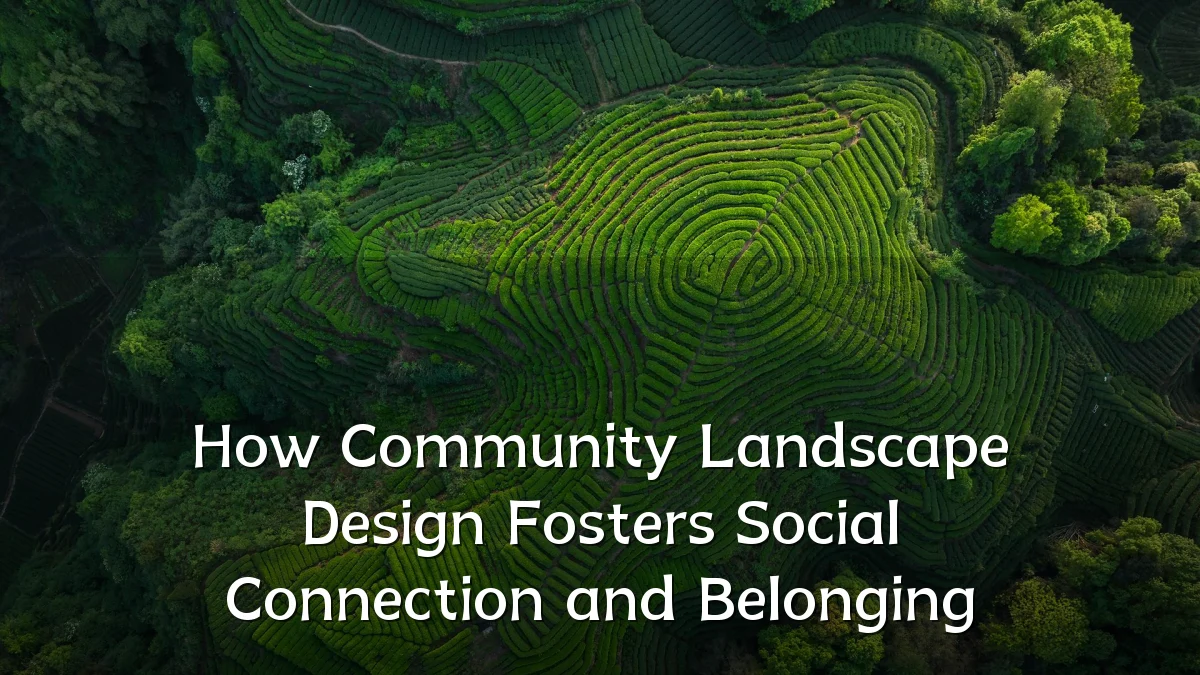 How Community Landscape Design Fosters Social Connection and Belonging