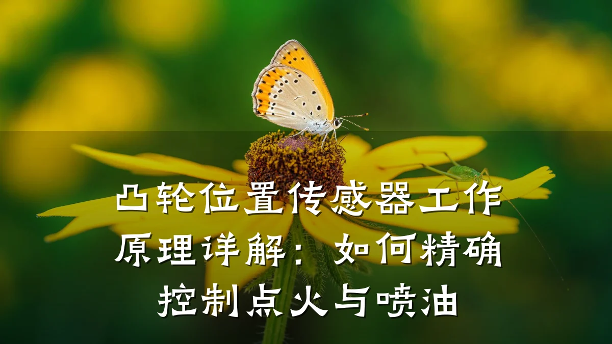 凸轮位置传感器工作原理详解:如何精确控制点火与喷油