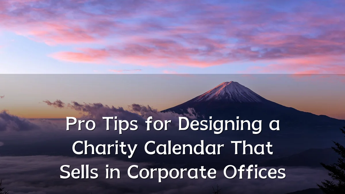 Pro Tips for Designing a Charity Calendar That Sells in Corporate Offices