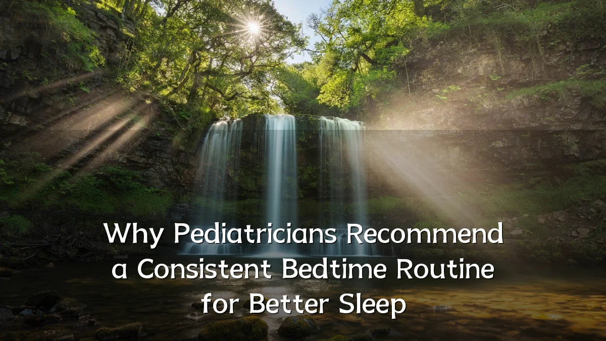 Why Pediatricians Recommend a Consistent Bedtime Routine for Better Sleep