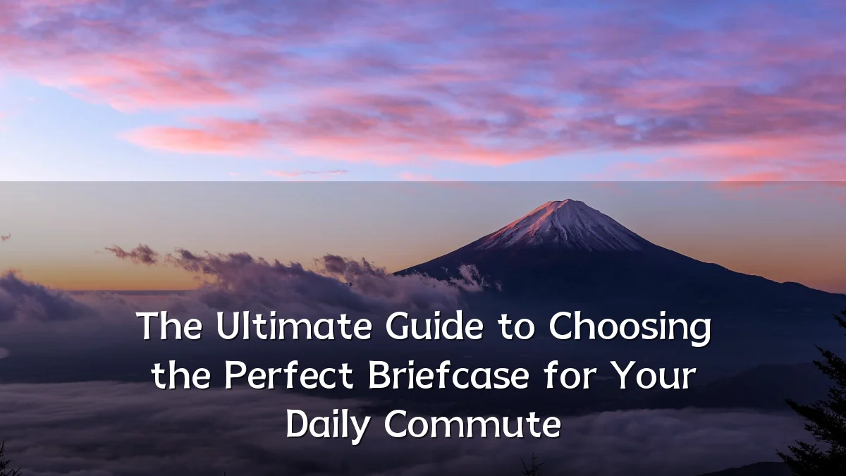 The Ultimate Guide to Choosing the Perfect Briefcase for Your Daily Commute