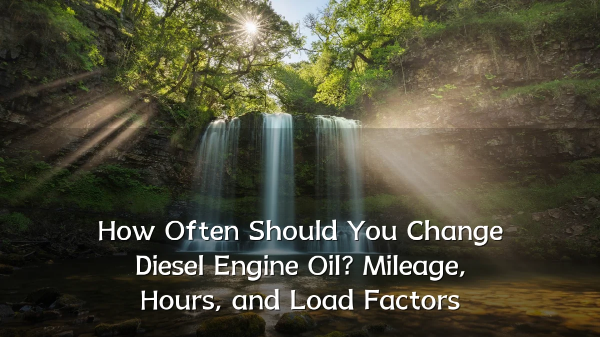 How Often Should You Change Diesel Engine Oil? Mileage, Hours, and Load Factors