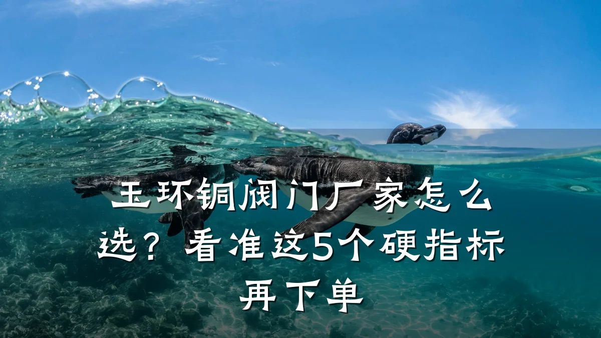 玉环铜阀门厂家怎么选？看准这5个硬指标再下单